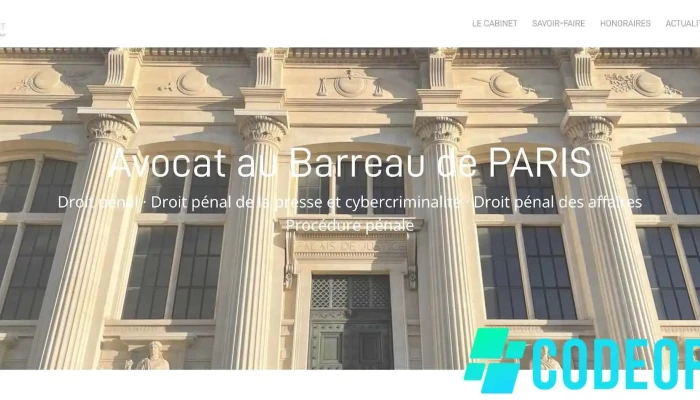 Création site internet avocat - Site internet pour avocat - agence seo avocat - agence web marketing - France