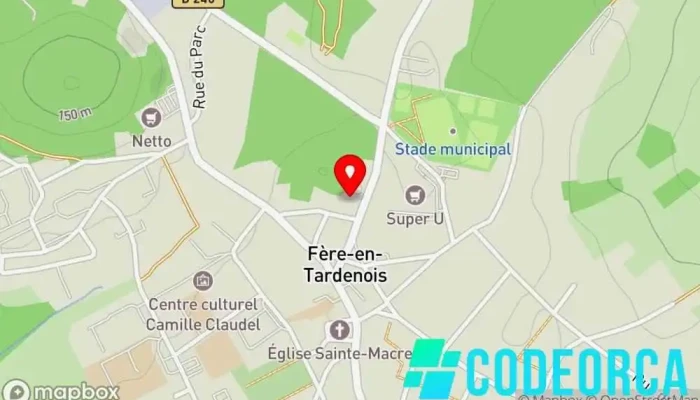 Depart De Randonnee Le Gres Qui Va Boire Carte - Fère-en-tardenois