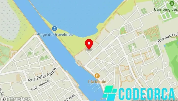 Face A La Mer Carte - Gravelines