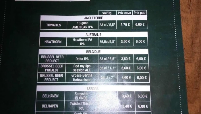 Heilan Coo -  Menu - Périgueux