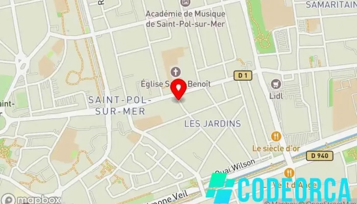carte de Kriss Agence de publicité à Dunkerque