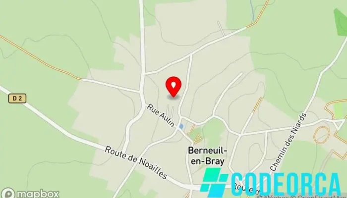 Lagrange Publicite Carte - Berneuil-en-bray