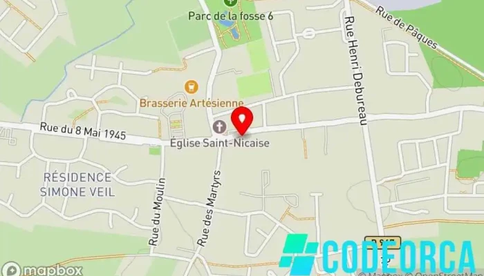 Le Gallia -  Carte - Haisnes
