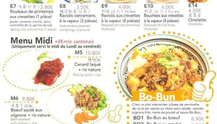 Le Pelican Menu - Maubeuge