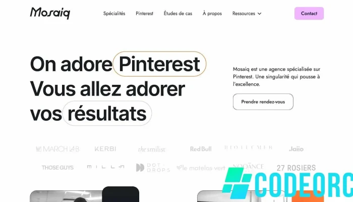 Mosaiq Agence Pinterest - France