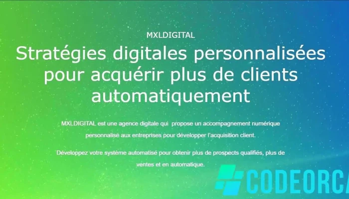 Mxldigital : Agence Web en Automatisation et Ia - France