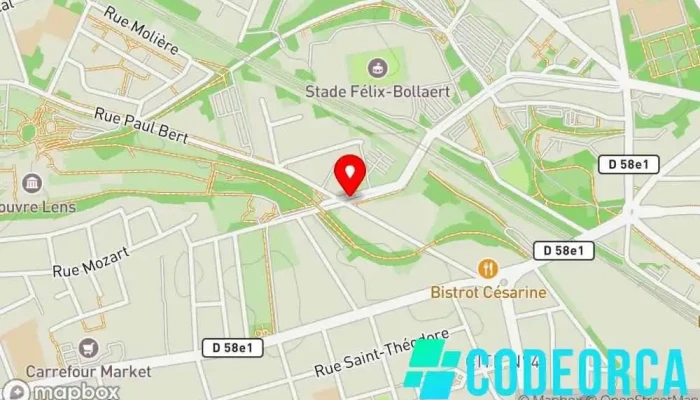 Nrj Global Regions Lens Arras Douai -  Carte - Lens