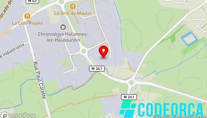 Reprocolor Sa -  Carte - Hallennes-lez-haubourdin