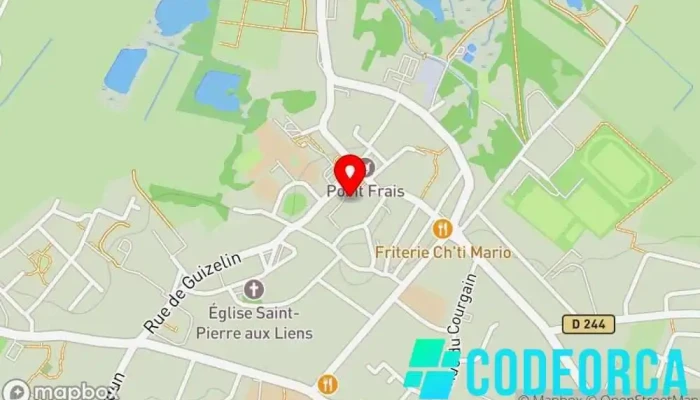 Spencer Tv -  Carte - Guînes