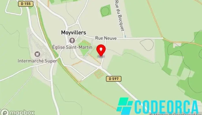 Thomas Baudon -  Carte - Moyvillers