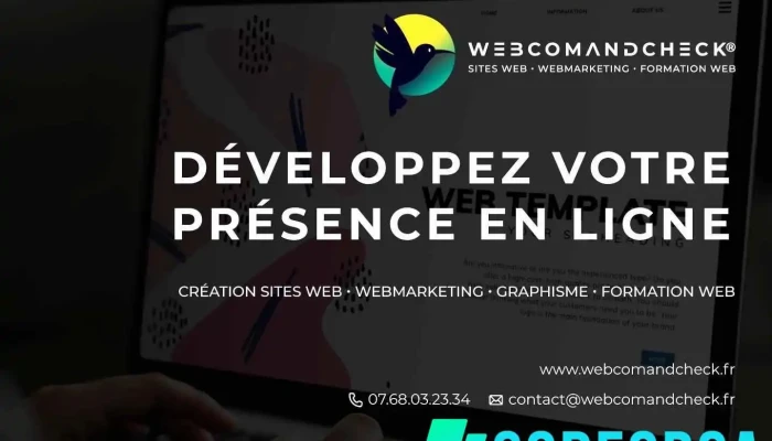 Webcomandcheck - site web, graphisme, webmarketing et formation web - France